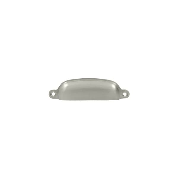 SHP29U15 Exposed Shell Pull Brushed Nickel, 10PK